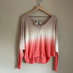 Young Fabulous & Broke ombre shirt size small